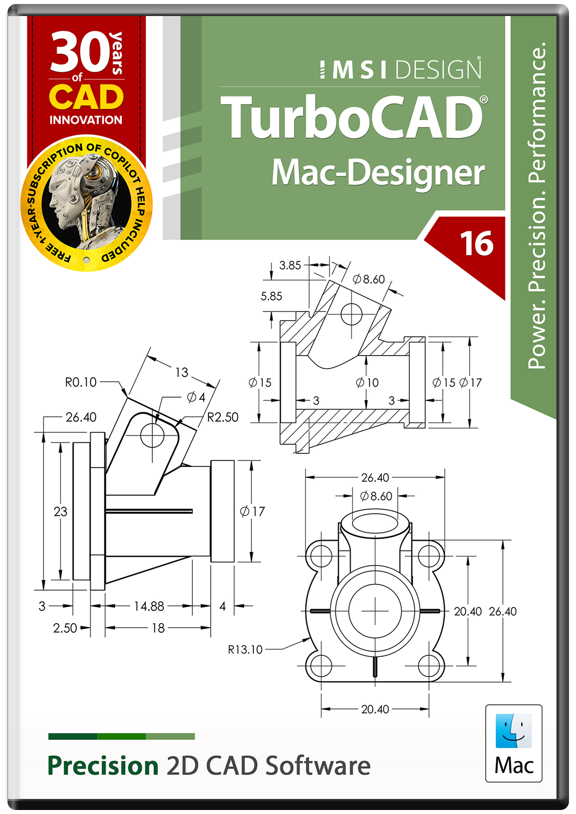 TurboCAD Mac Designer 2D v16 - Instant Download for Mac