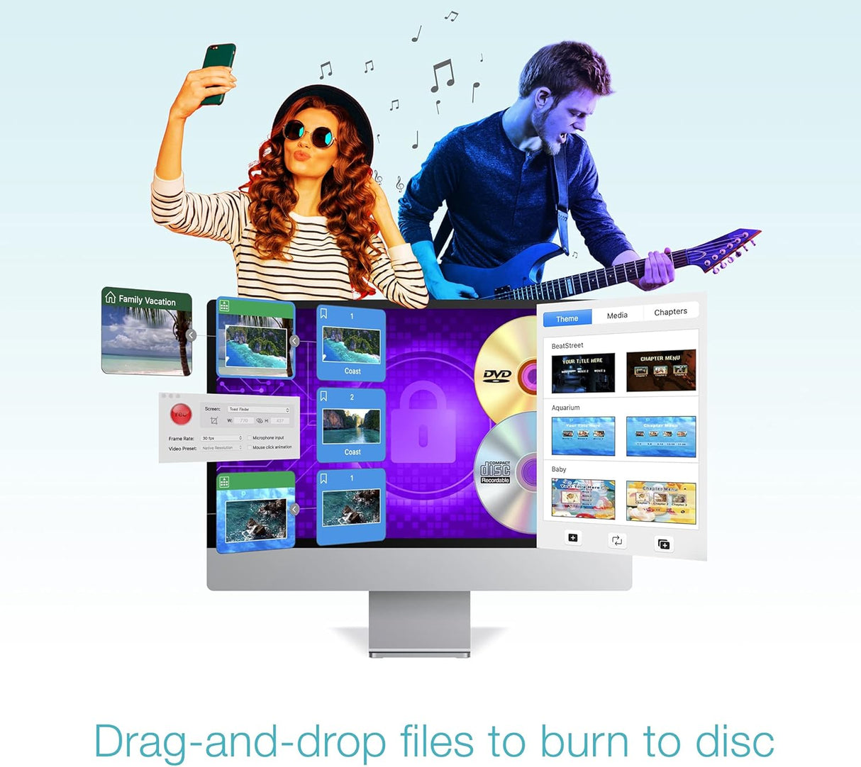 Disc Burning Software by Roxio – Toast 20 Titanium for Mac | Instant Download