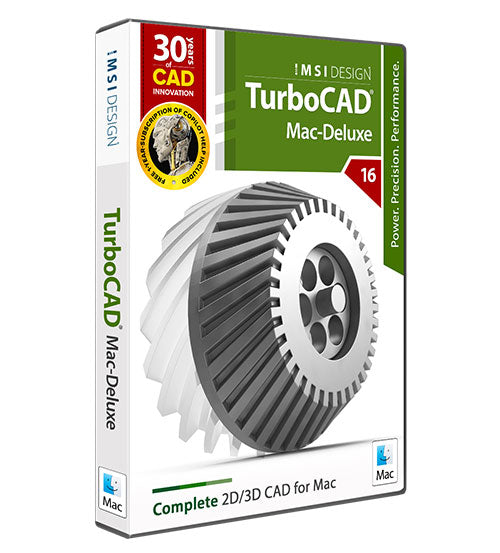 TurboCAD Mac Deluxe 2D/3D v16 - Instant Download for Mac