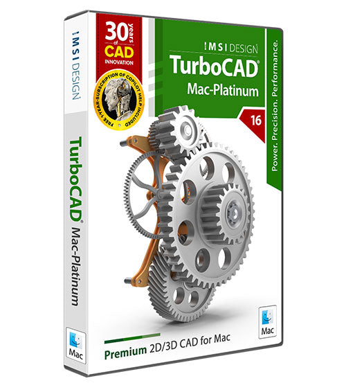 TurboCAD Mac Platinum v16 - Instant Download for Mac