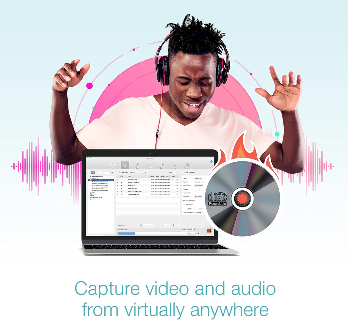 Disc Burning Software by Roxio – Toast 20 Titanium for Mac | Instant Download