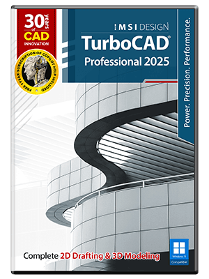 TurboCAD Professional 2025 - Instant Download for Windows