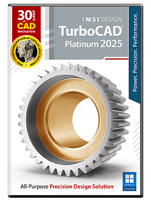 TurboCAD Platinum 2025 - Instant Download for Windows