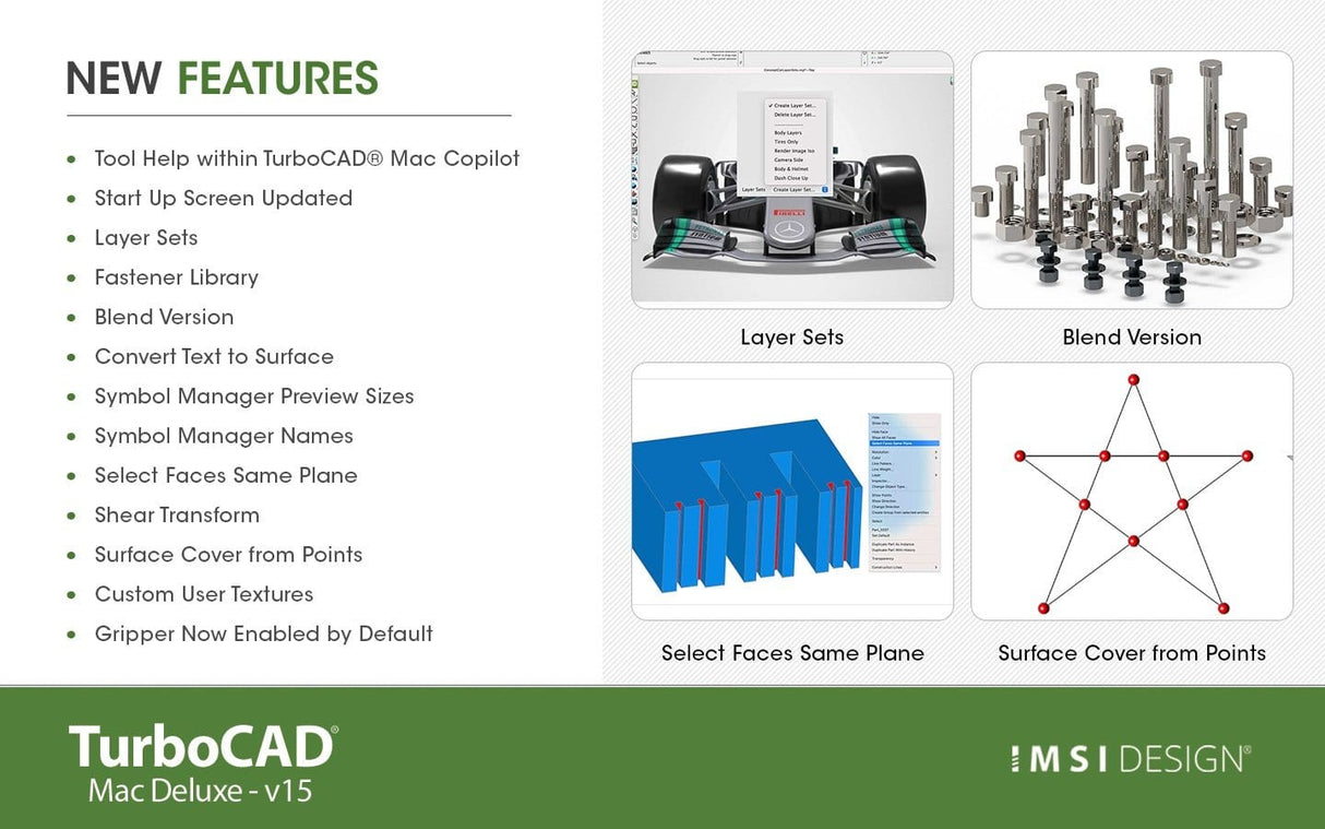 TurboCAD Mac Deluxe 2D/3D v15 - Instant Download for Mac