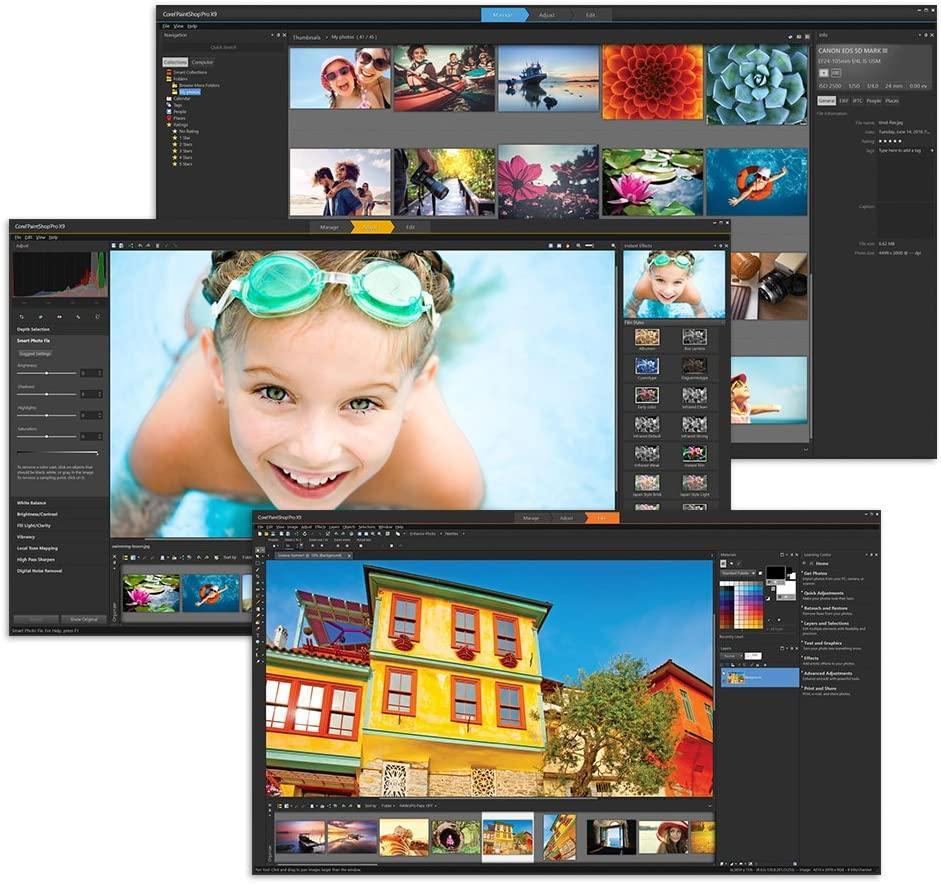 Corel PaintShop Pro X9 - Instant Download for Windows (1 Computer) - SoftwareCW - Authorized Reseller