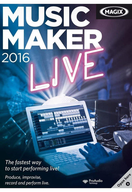 Magix Music Maker 2016 Live - Instant Download for Windows (1 Computer) - SoftwareCW - Authorized Reseller