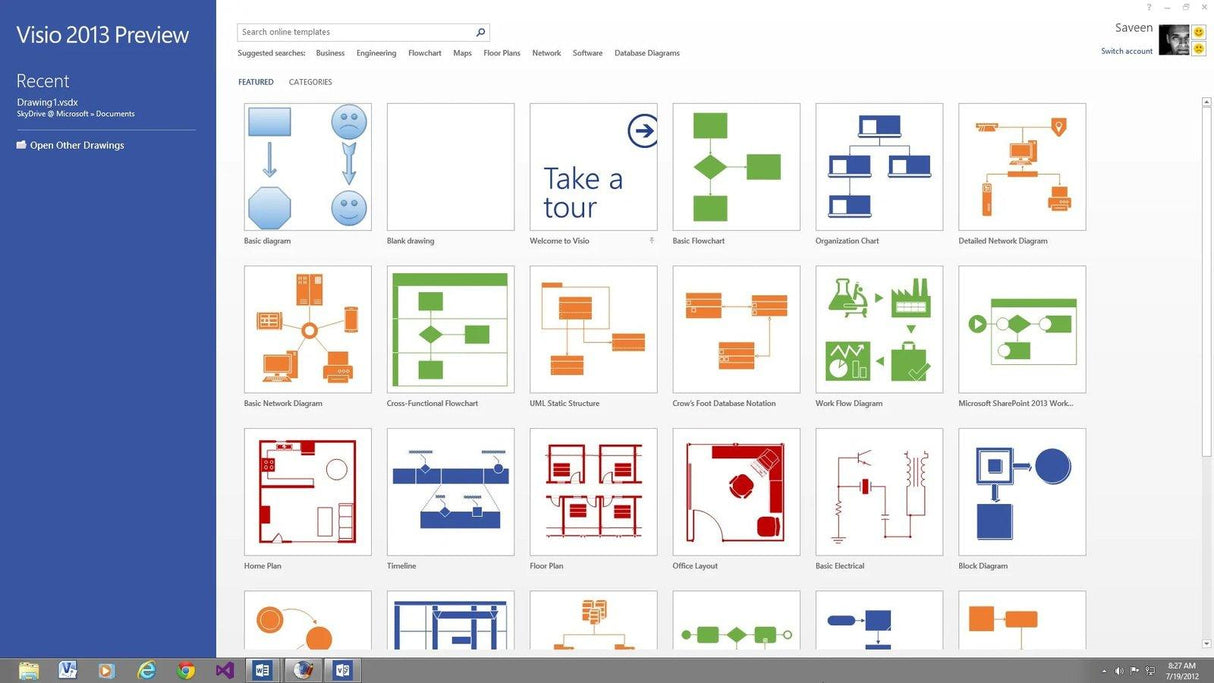 Microsoft Visio Standard 2013 - Instant Download for Windows (1 Computer) - SoftwareCW - Authorized Reseller