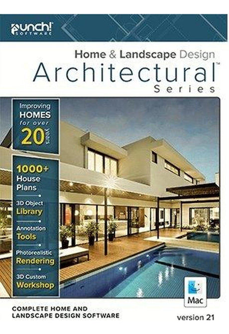 Punch! Home & Landscape Design Architectural Series v21 - Instant Download for Mac (1 Computer) - SoftwareCW - Authorized Reseller