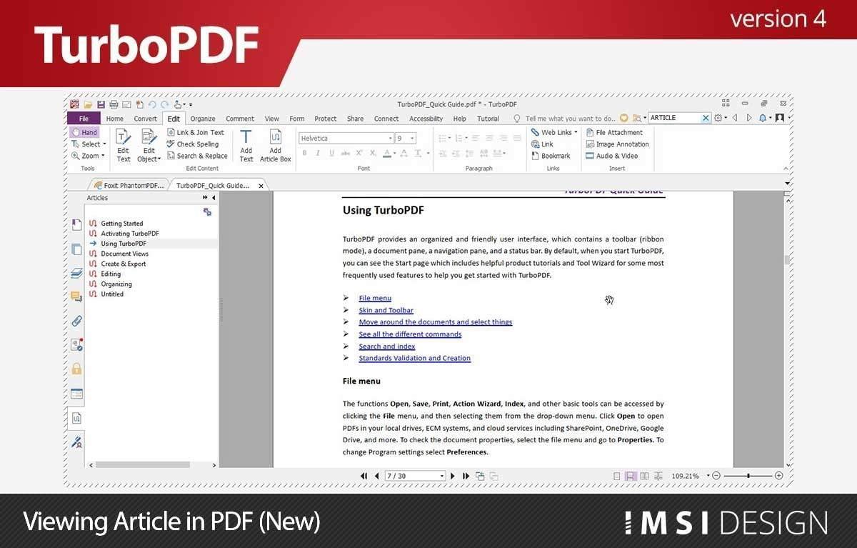 TurboPDF v4 - Instant Download for Windows (1 Computer) - SoftwareCW - Authorized Reseller
