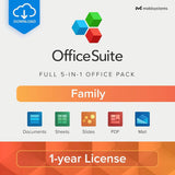 MobiSystems OfficeSuite Family - Instant Download for Windows (6 Users)