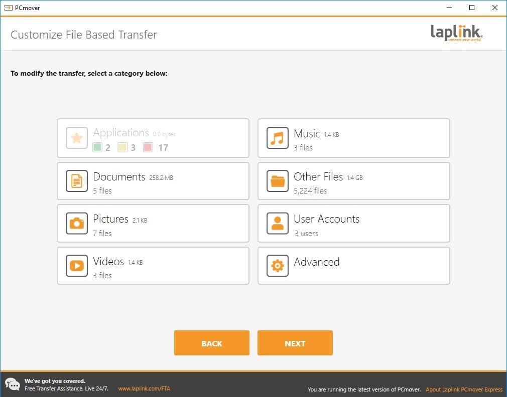 Laplink PCmover Express 11 - Instant Download for Windows (1 Computer) - SoftwareCW - Authorized Reseller