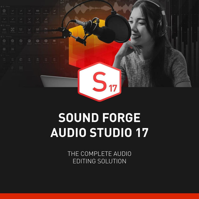 Magix Sound Forge Audio Studio 17 - Instant Download for Windows (1 Computer) - SoftwareCW - Authorized Reseller