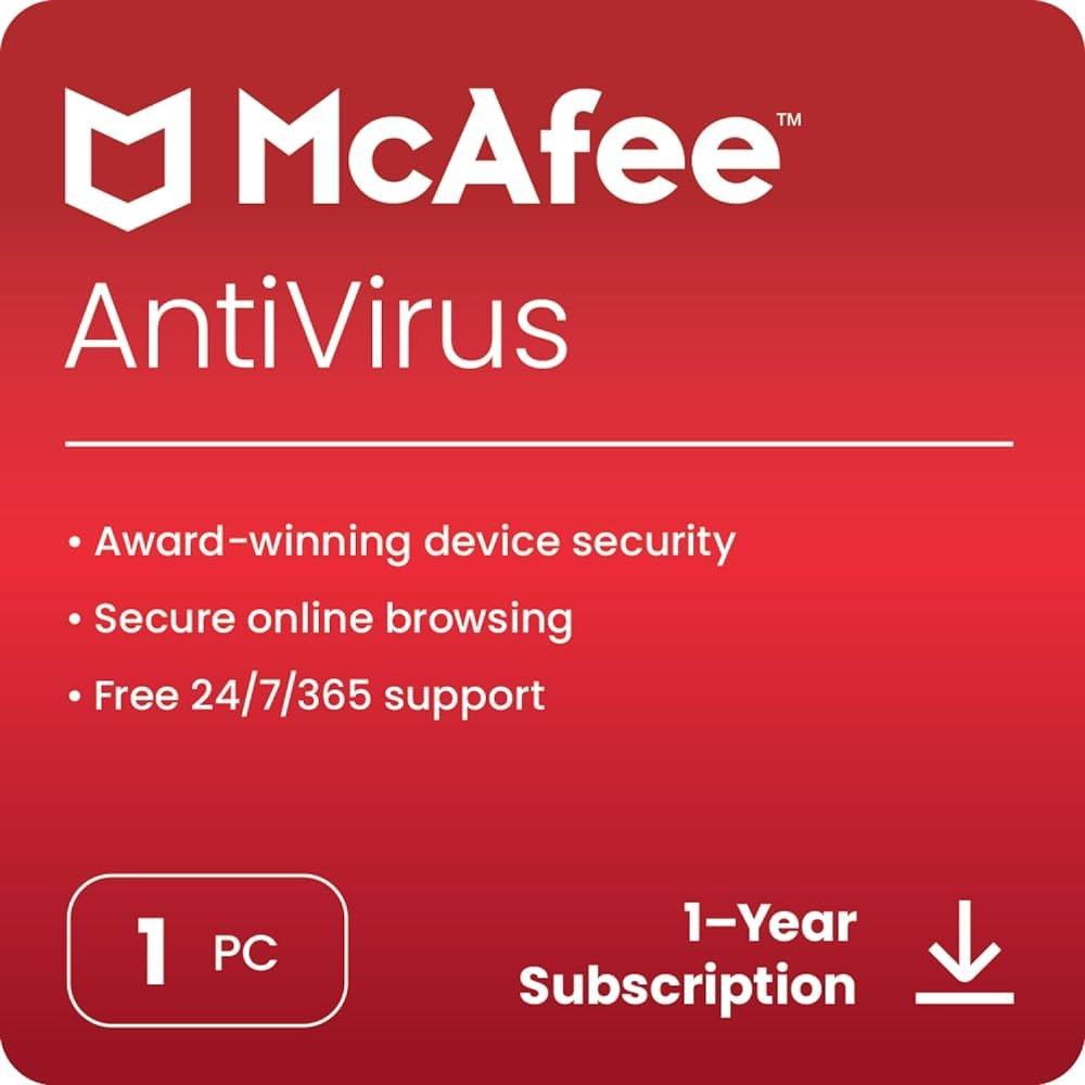 McAfee AntiVirus Plus - Instant Download for Windows and Mac (1 Computer) - SoftwareCW - Authorized Reseller
