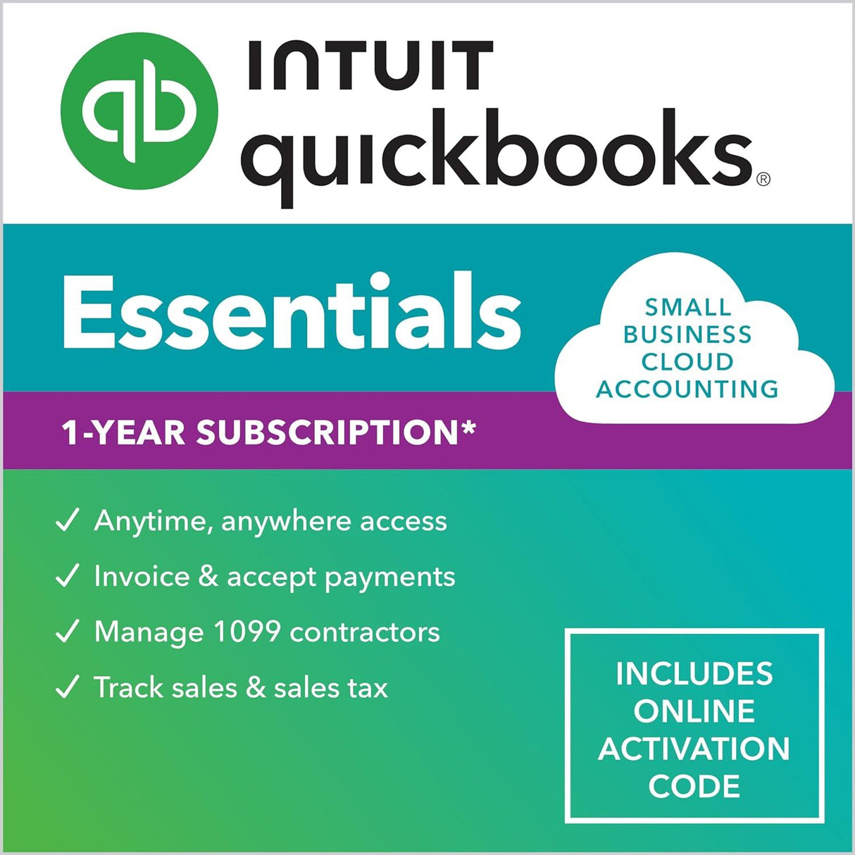 Quickbooks Online Essentials - Instant Download for Windows and Mac (3 Users) - SoftwareCW - Authorized Reseller