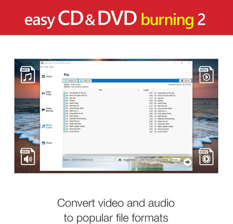 Roxio Easy CD & DVD Burning 2 - Instant Download for Windows (1 Computer) - SoftwareCW - Authorized Reseller