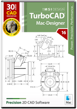 TurboCAD Mac Designer 2D v16 - Instant Download for Mac