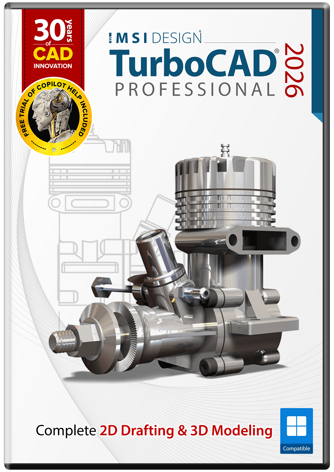 TurboCAD Professional 2026 - Instant Download for Windows