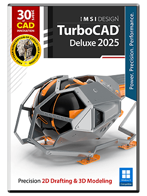 TurboCAD Deluxe 2025 - Instant Download for Windows