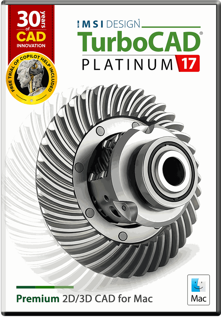 TurboCAD Mac Platinum v17 - Instant Download for Mac