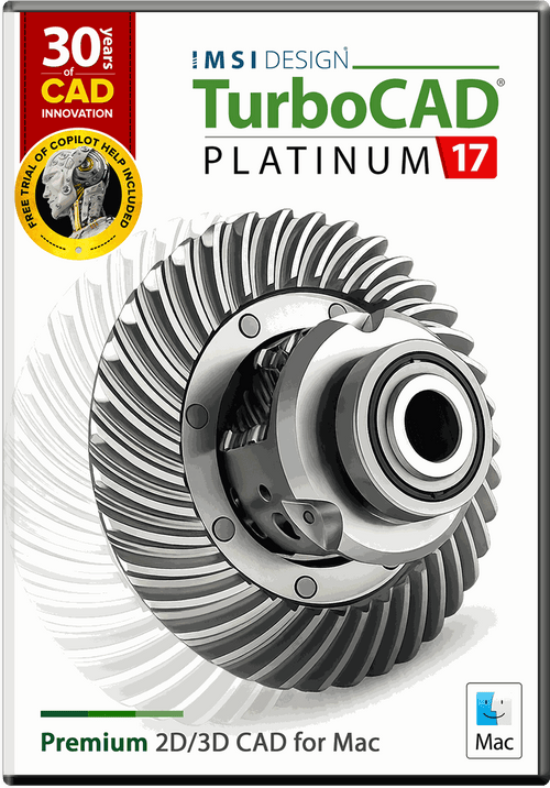 TurboCAD Mac Platinum v17 - Instant Download for Mac