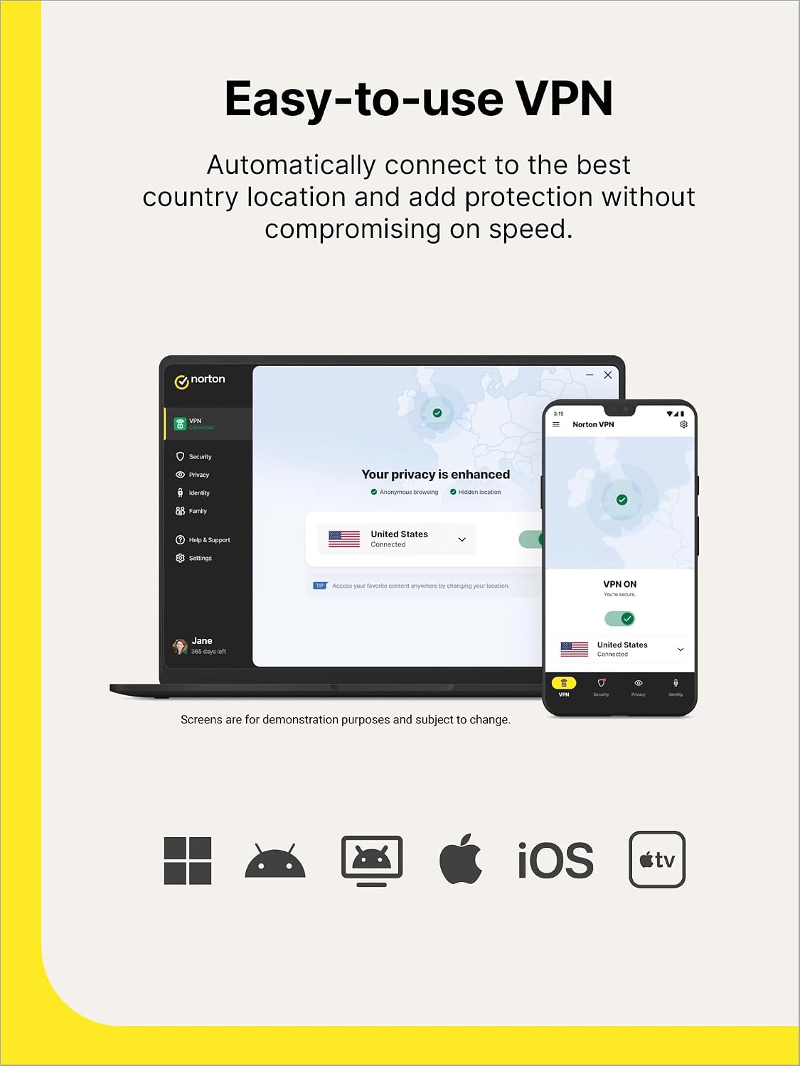 Norton VPN Standard - Instant Download for Windows and Mac