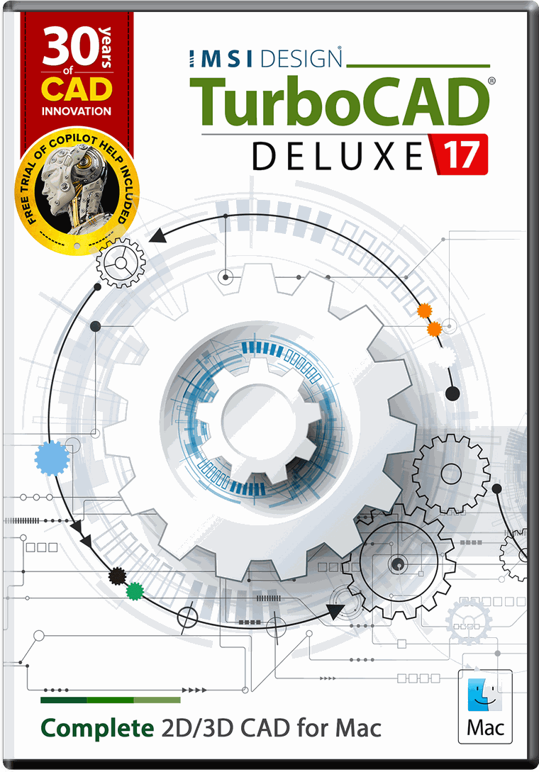TurboCAD Mac Deluxe 2D/3D v17 - Instant Download for Mac