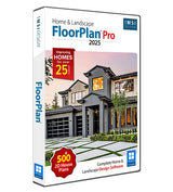 FloorPlan 2025 Home & Landscape Pro - Instant Download for Windows