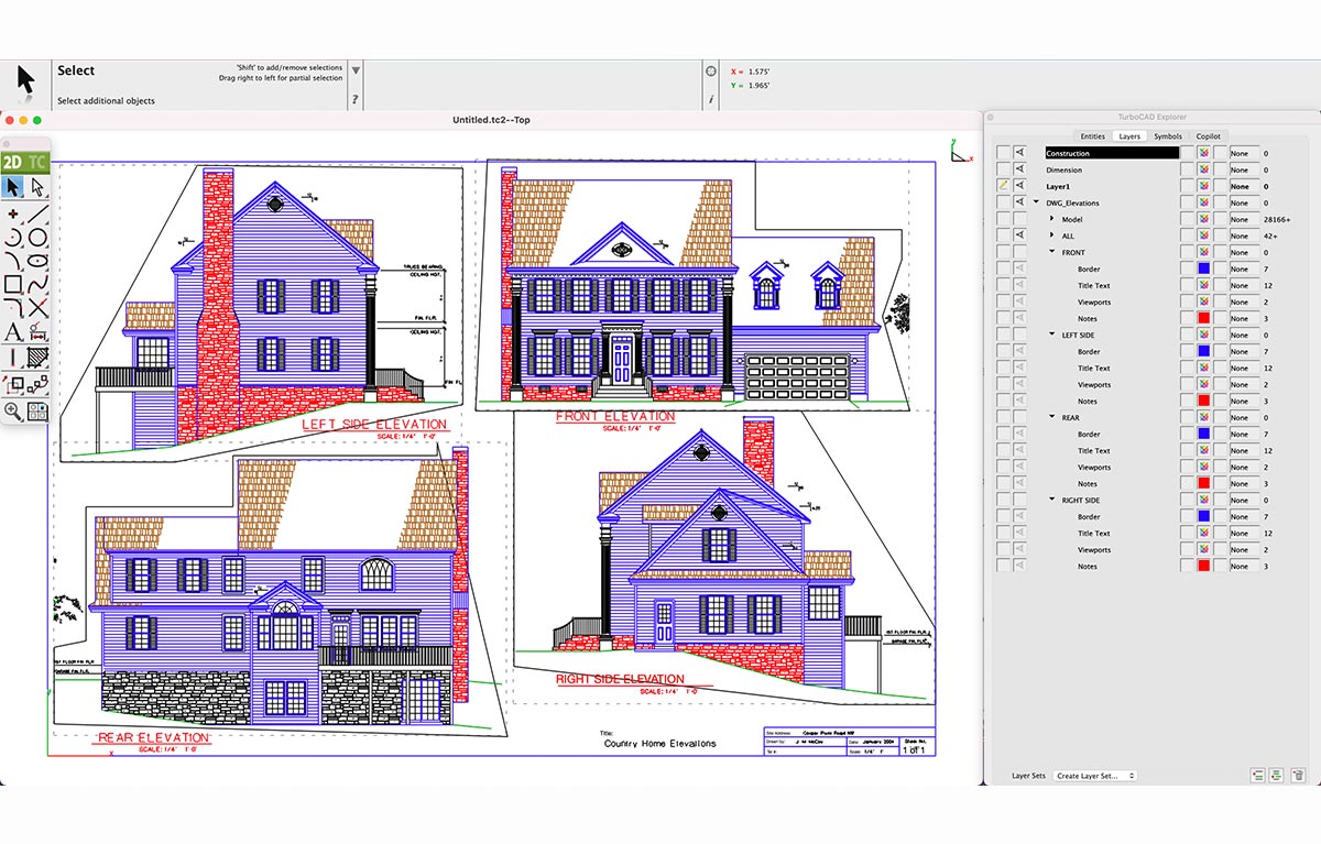 TurboCAD Mac Designer 2D v16 - Instant Download for Mac