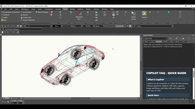 TurboCAD Platinum 2026 - Instant Download for Windows