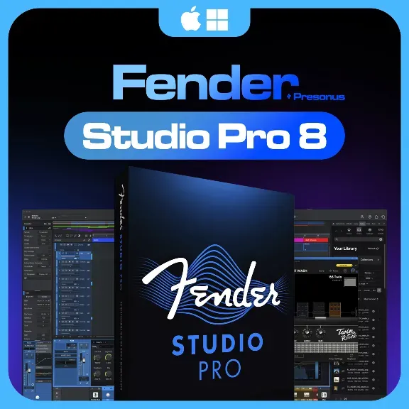 PreSonus Fender Studio Pro 8 - Instant Download for Windows and Mac