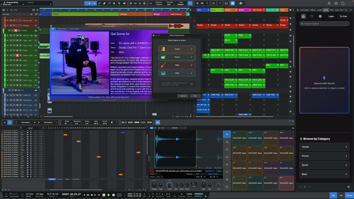 PreSonus Studio One Pro 7 - Instant Download for Windows and Mac