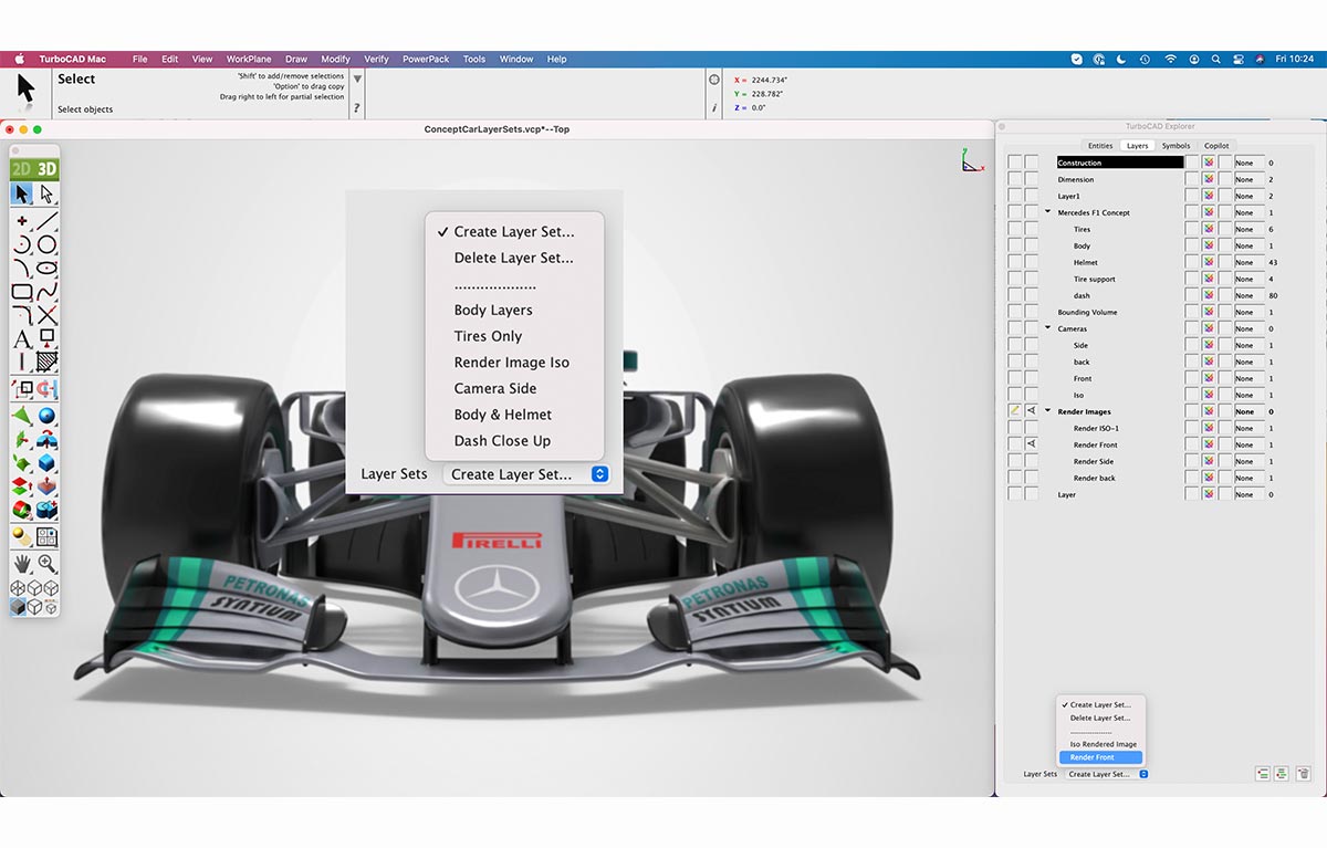 TurboCAD Mac Deluxe 2D/3D v16 - Instant Download for Mac