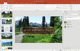 Microsoft PowerPoint Pacific Northwest Travels example presentation