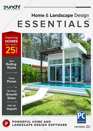 Punch! Home & Landscape Design Essentials v22 - Instant Download for Windows (1 Computer)