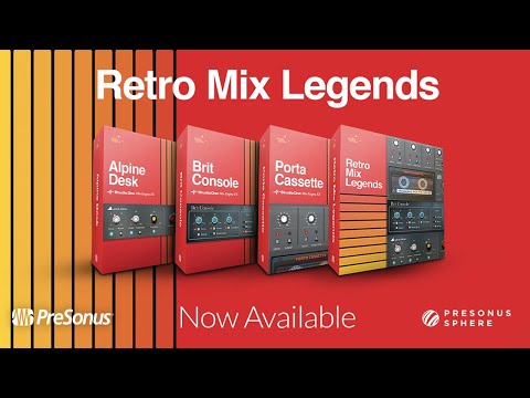 PreSonus Retro Mix Legends Bundle - Instant Download for Windows and Mac