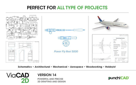 Punch!CAD ViaCAD 2D v14 - Instant Download for Mac (1 Computer) - SoftwareCW - Authorized Reseller