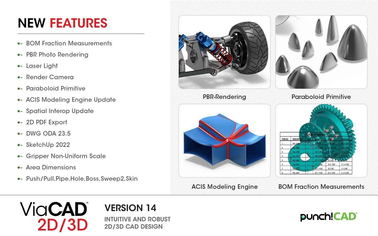 Punch!CAD ViaCAD 2D/3D v14 - Instant Download for Mac (1 Computer) - SoftwareCW - Authorized Reseller