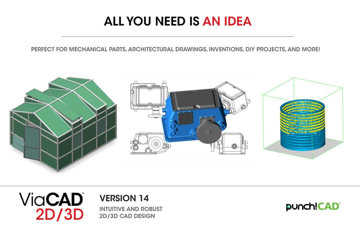 Punch!CAD ViaCAD 2D/3D v14 - Instant Download for Mac (1 Computer) - SoftwareCW - Authorized Reseller