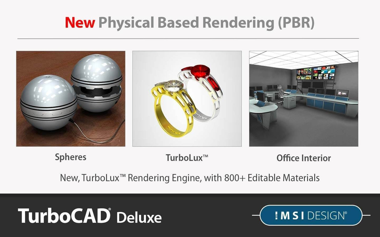 TurboCAD Deluxe 2024 - Instant Download for Windows (1 Computer)