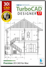 TurboCAD Mac Designer 2D v17 - Instant Download for Mac