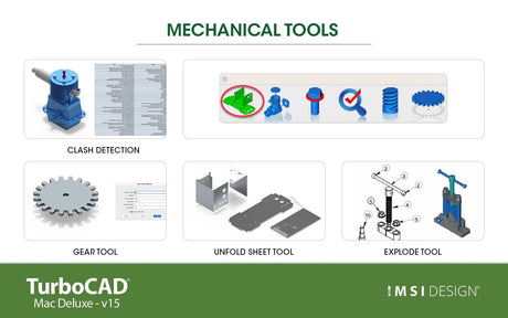 TurboCAD Mac Deluxe 2D/3D v15 - Instant Download for Mac