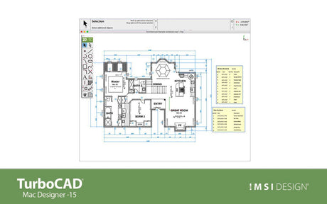 TurboCAD Mac Designer 2D v15 - Instant Download for Mac (1 Computer)