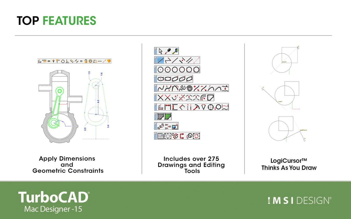 TurboCAD Mac Designer 2D v15 - Instant Download for Mac