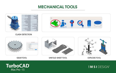 TurboCAD Mac Pro v15 - Instant Download for Mac (1 Computer)