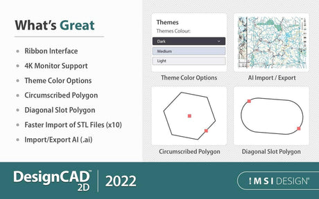 DesignCAD 2D Express 2022 - Instant Download for Windows (1 Computer) - SoftwareCW - Authorized Reseller