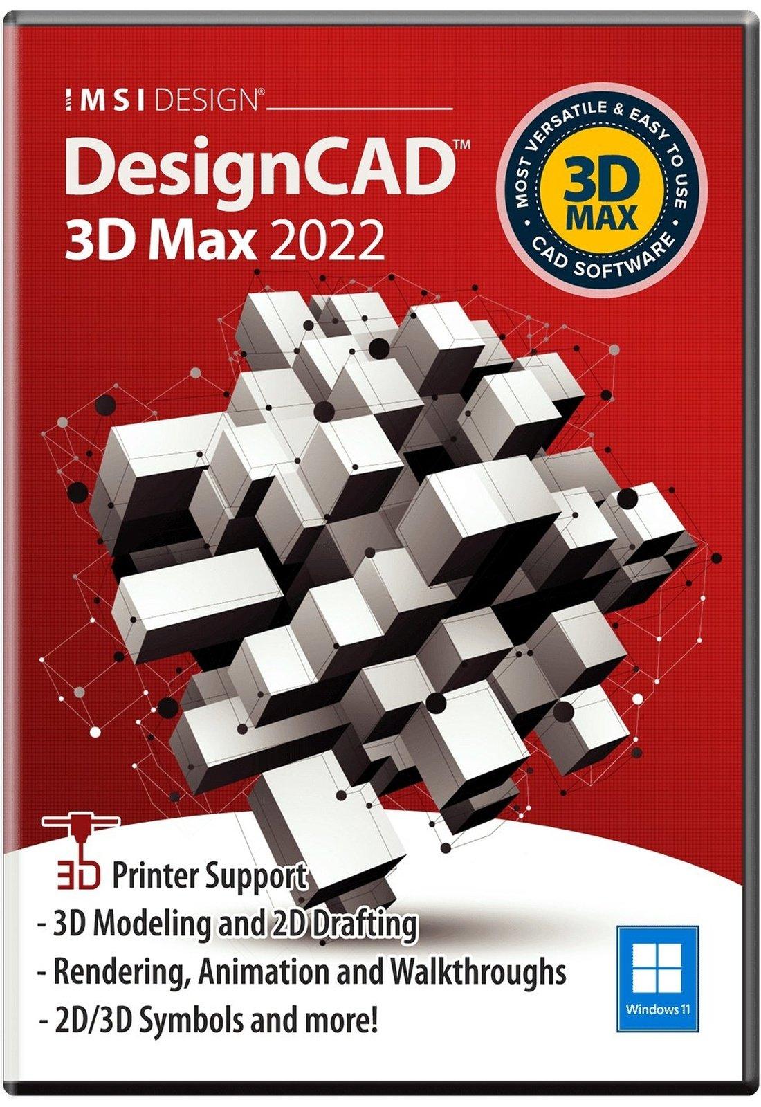DesignCAD 3D Max 2022 - Instant Download for Windows (1 Computer) - SoftwareCW - Authorized Reseller
