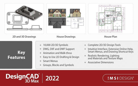 DesignCAD 3D Max 2022 - Instant Download for Windows (1 Computer) - SoftwareCW - Authorized Reseller