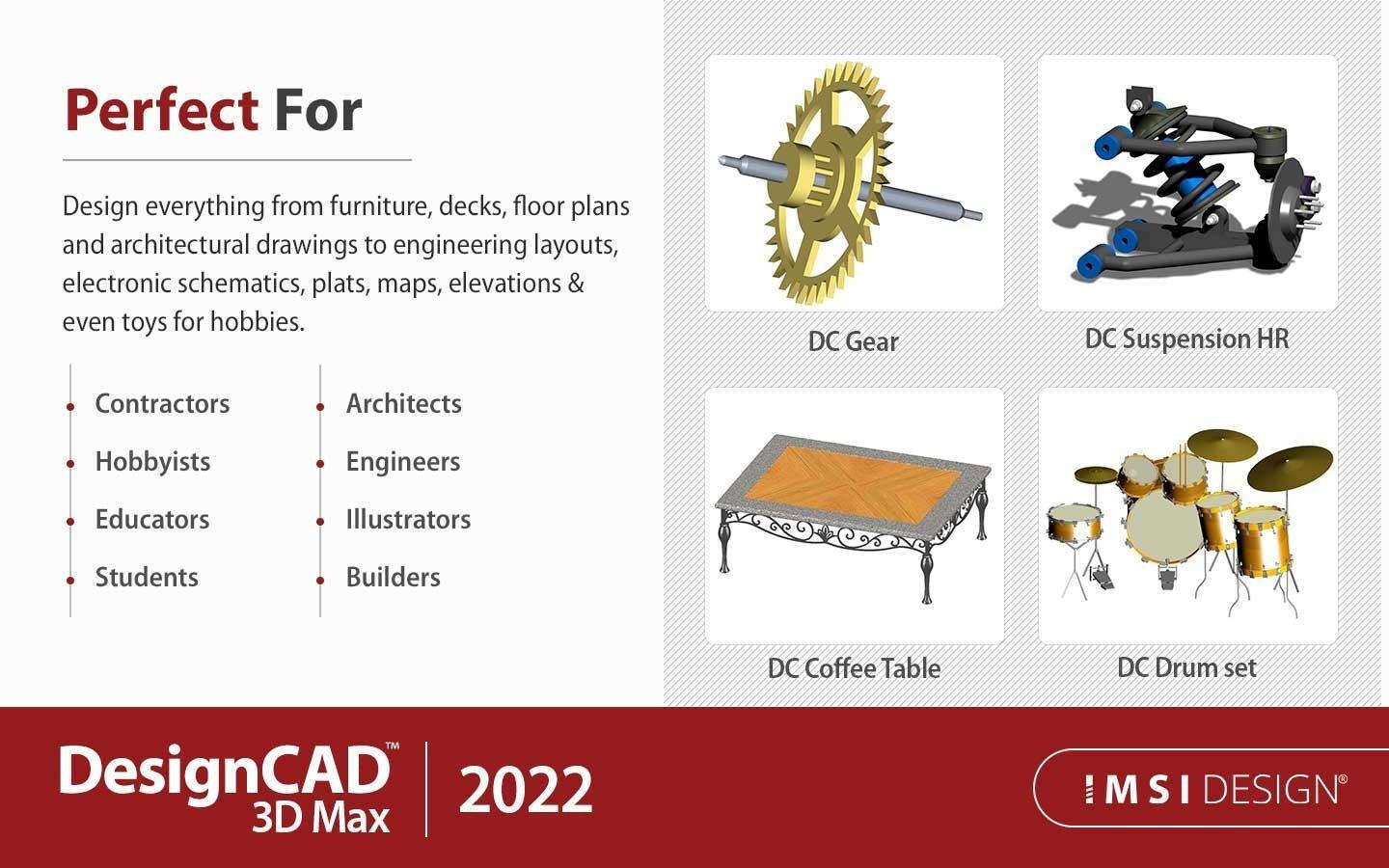 DesignCAD 3D Max 2022 - Instant Download for Windows
