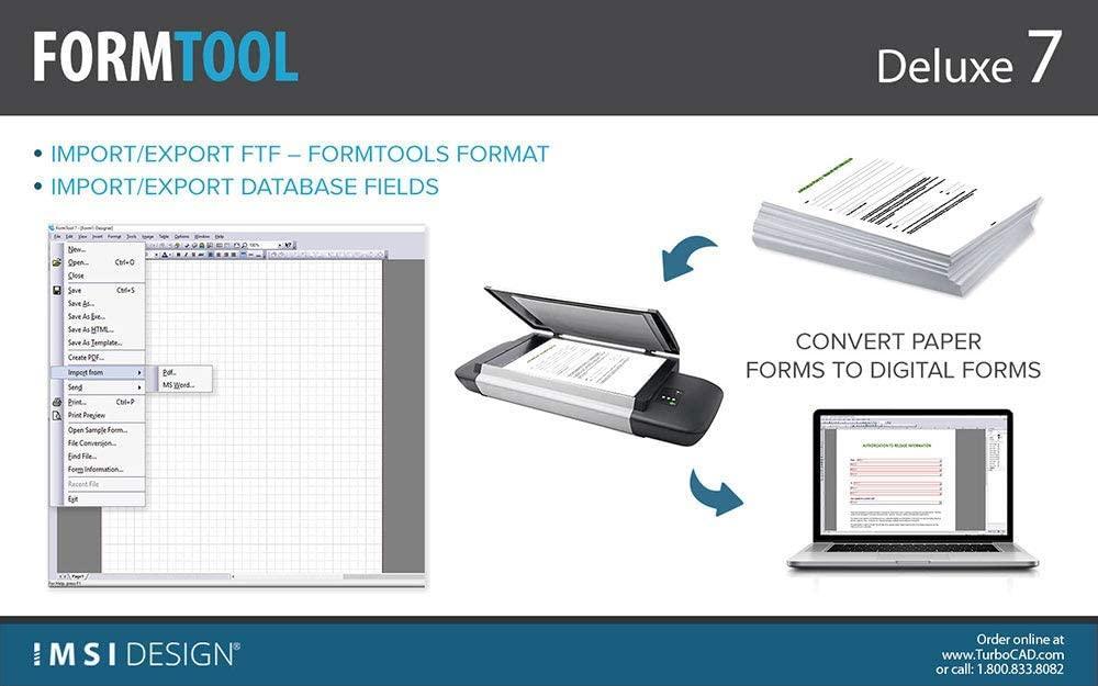 FormTool Deluxe v7 - Instant Download for Windows (1 Computer) - SoftwareCW - Authorized Reseller