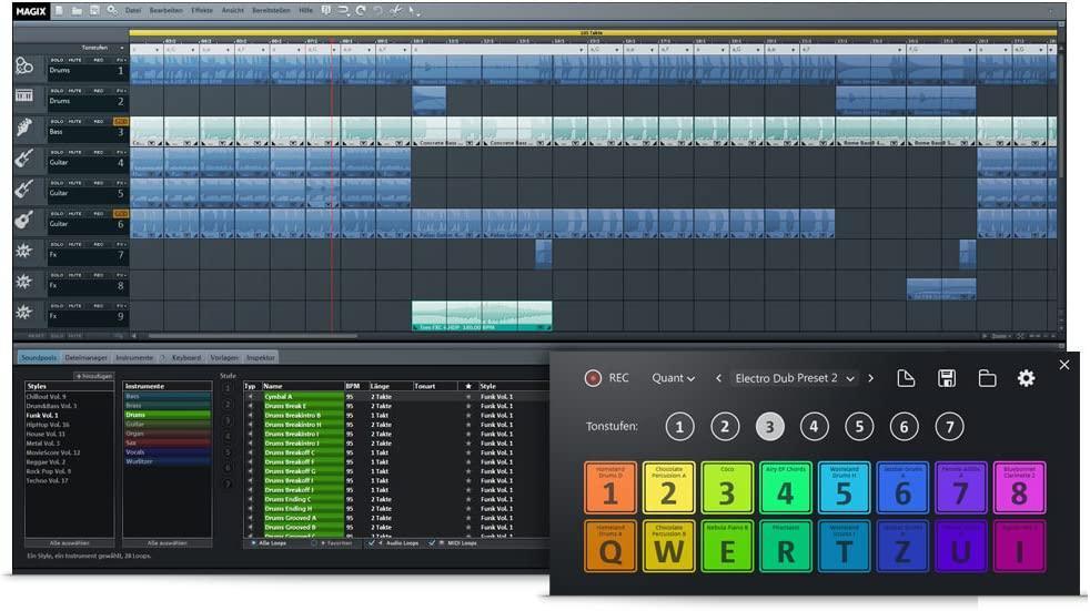 Magix Music Maker 2016 Live - Instant Download for Windows (1 Computer) - SoftwareCW - Authorized Reseller